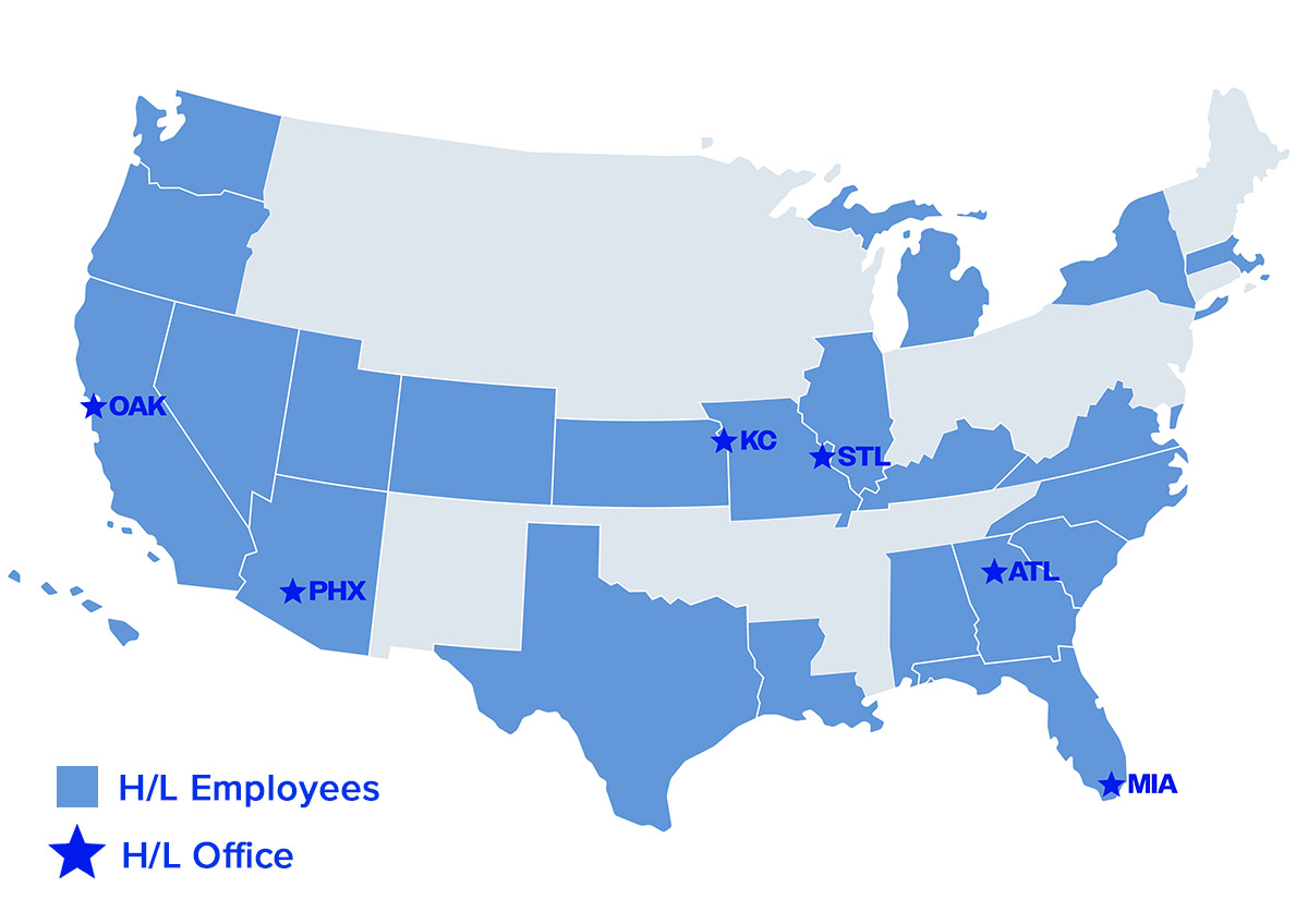 H/L Partners office map